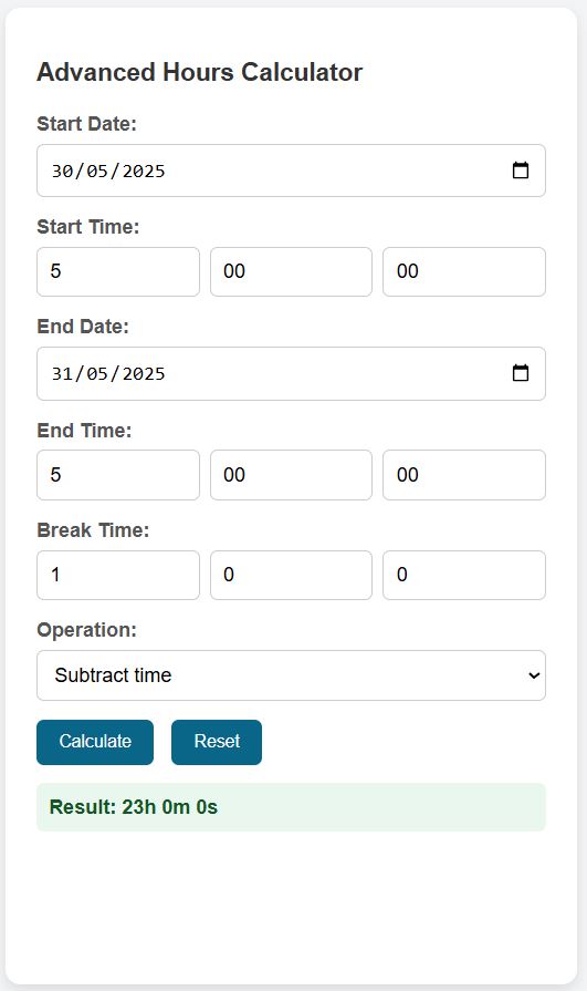 Calculadora de Horas: Economia de Tempo e Benefícios 2 Calculadora de Horas Avançadas